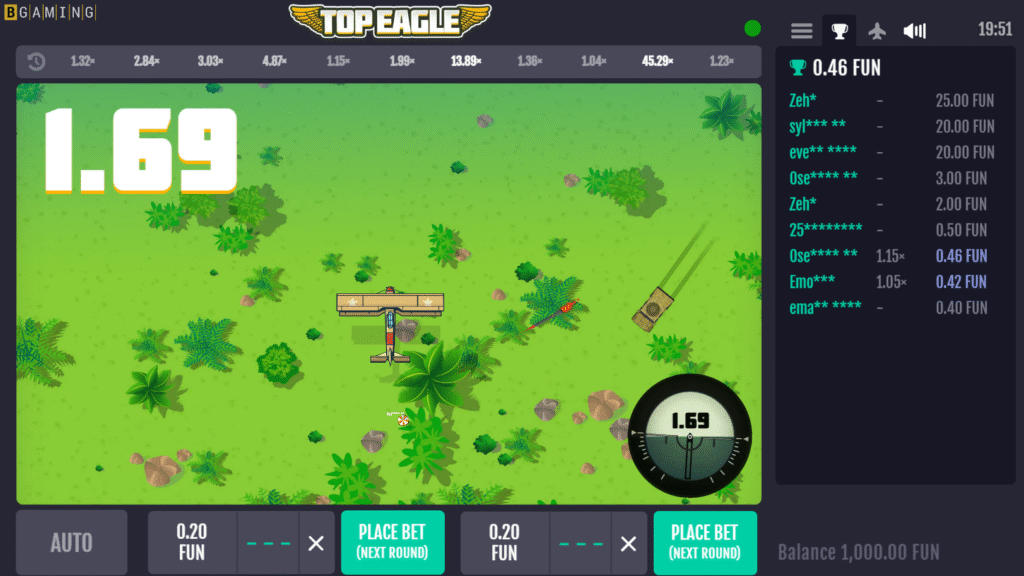 top eagle peli