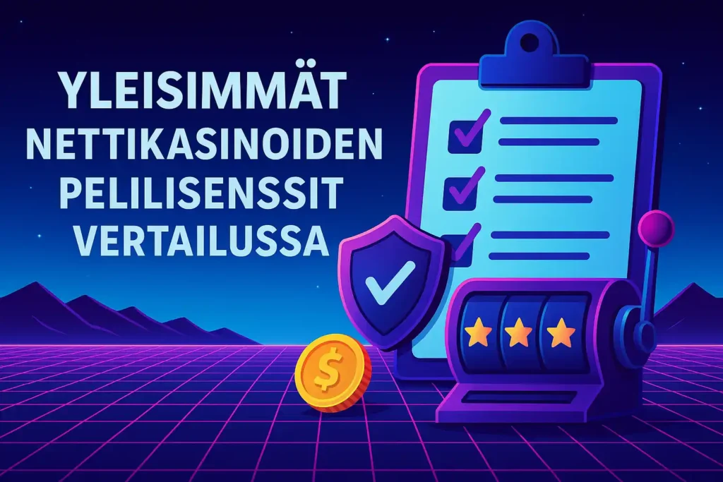 pelilisenssit vertailussa