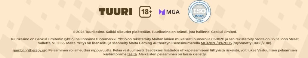 tuuri kasinon lisenssi